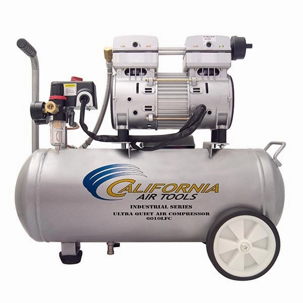 1HP 6 Gallon Oil-Free Steel Tank Air Compressor