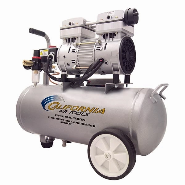 1HP 6 Gallon Oil-Free Steel Tank Air Compressor