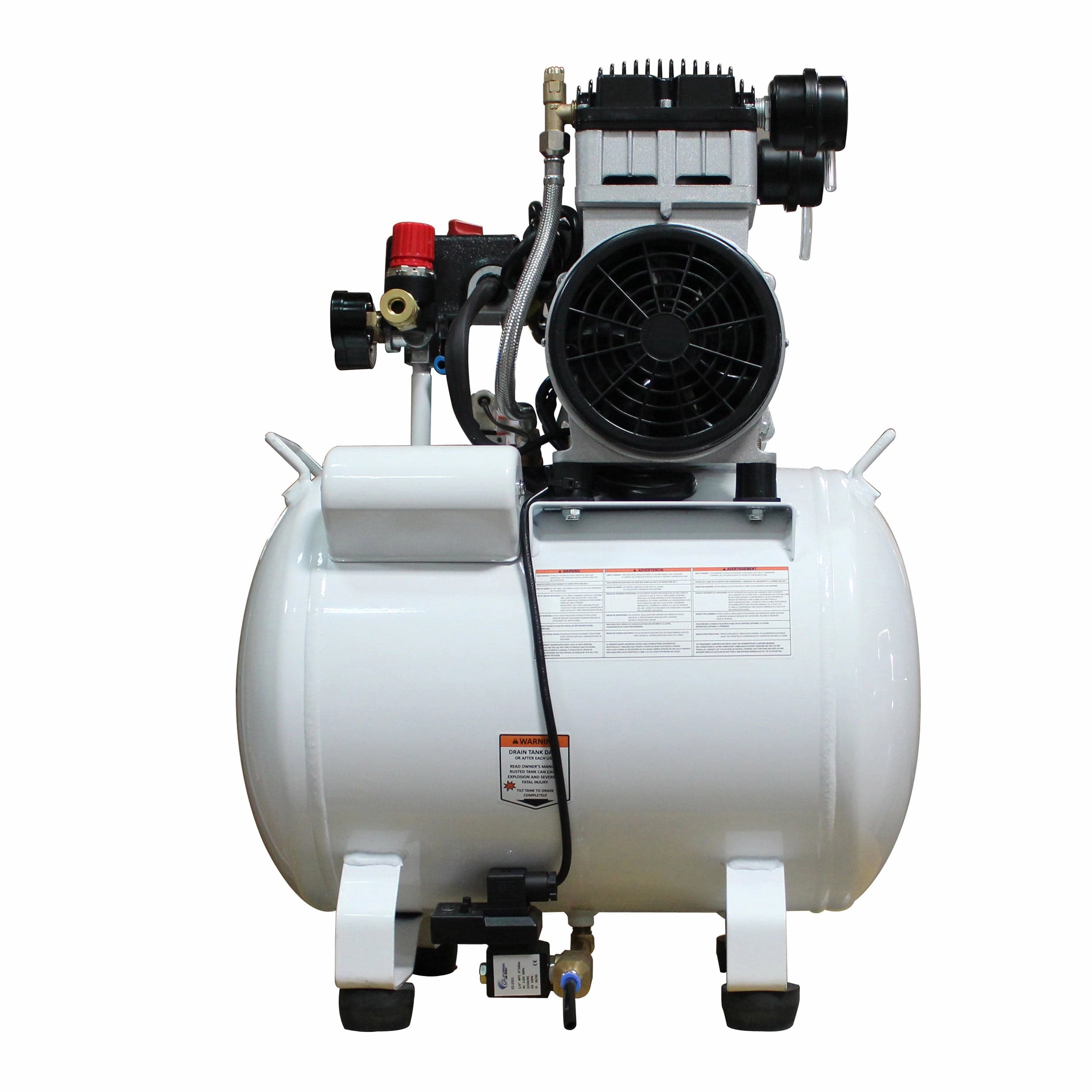 2HP 10 Gallon Steel Tank Air Compressor - Oil Free