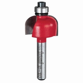 30-102 Cove Router Bit 1/4" SH 7/8" D 1/2" CL 1/4" R