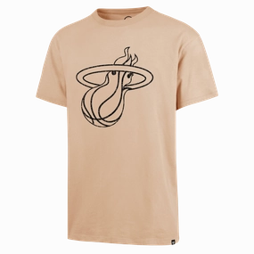 '47 Brand Miami HEAT Logo Imprint Tee