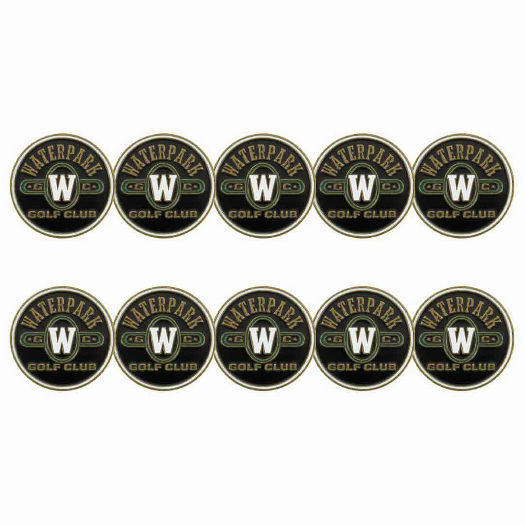 ahead - Water Park Golf Ball Markers (BM WATERPARK - BLK)