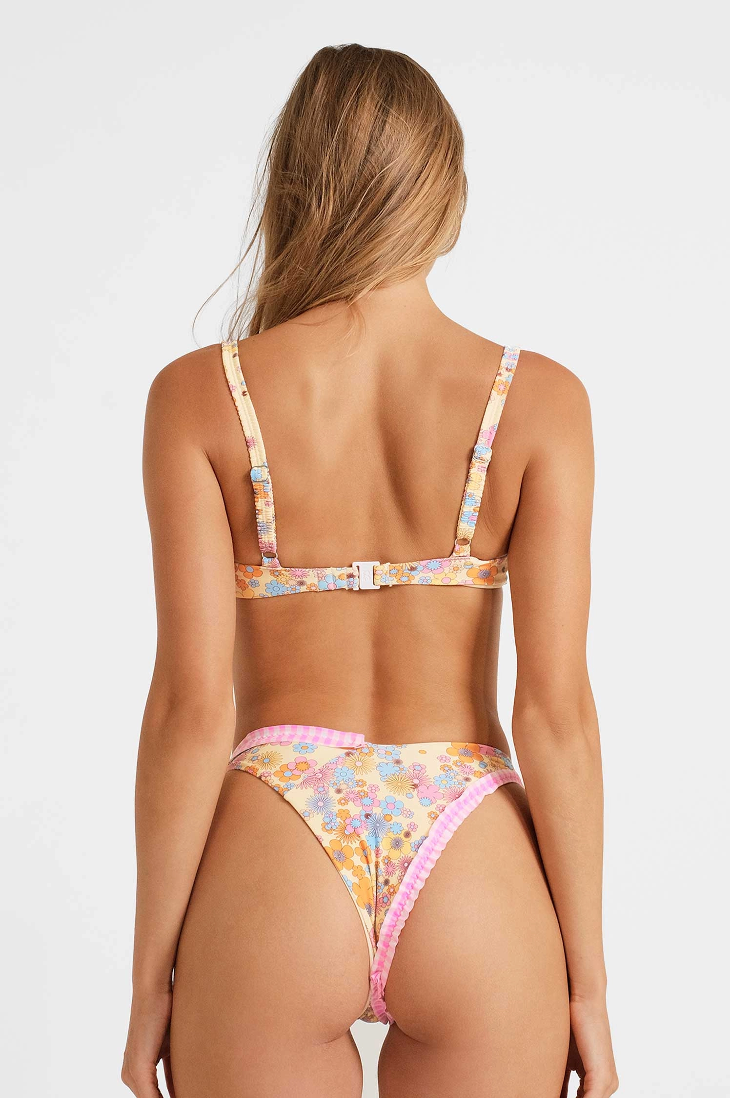 Amelia Frilled Underwire Top / Picnic Party