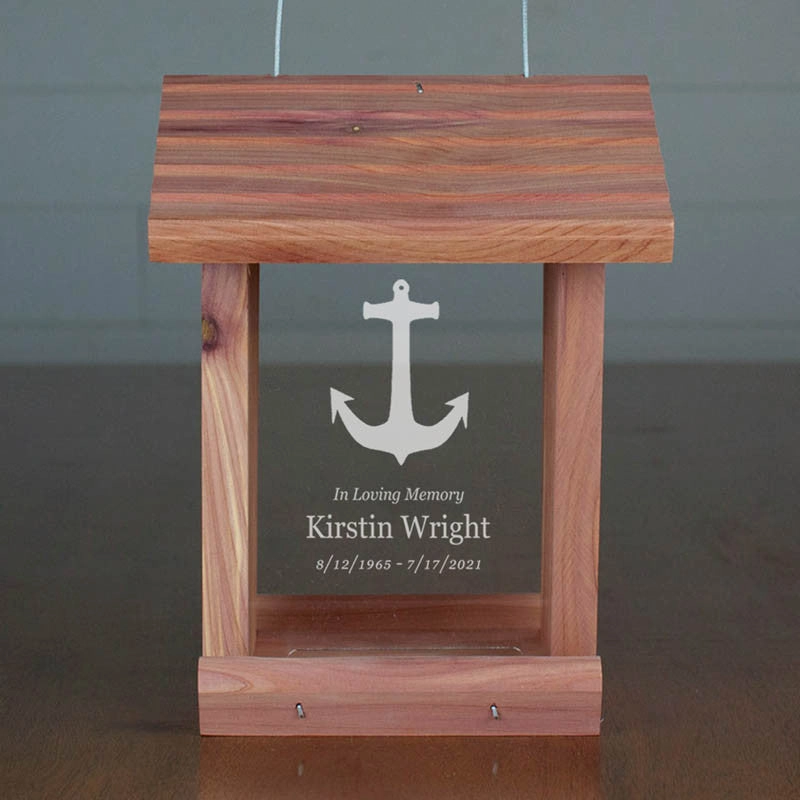 Anchor Bird Feeder Memorial