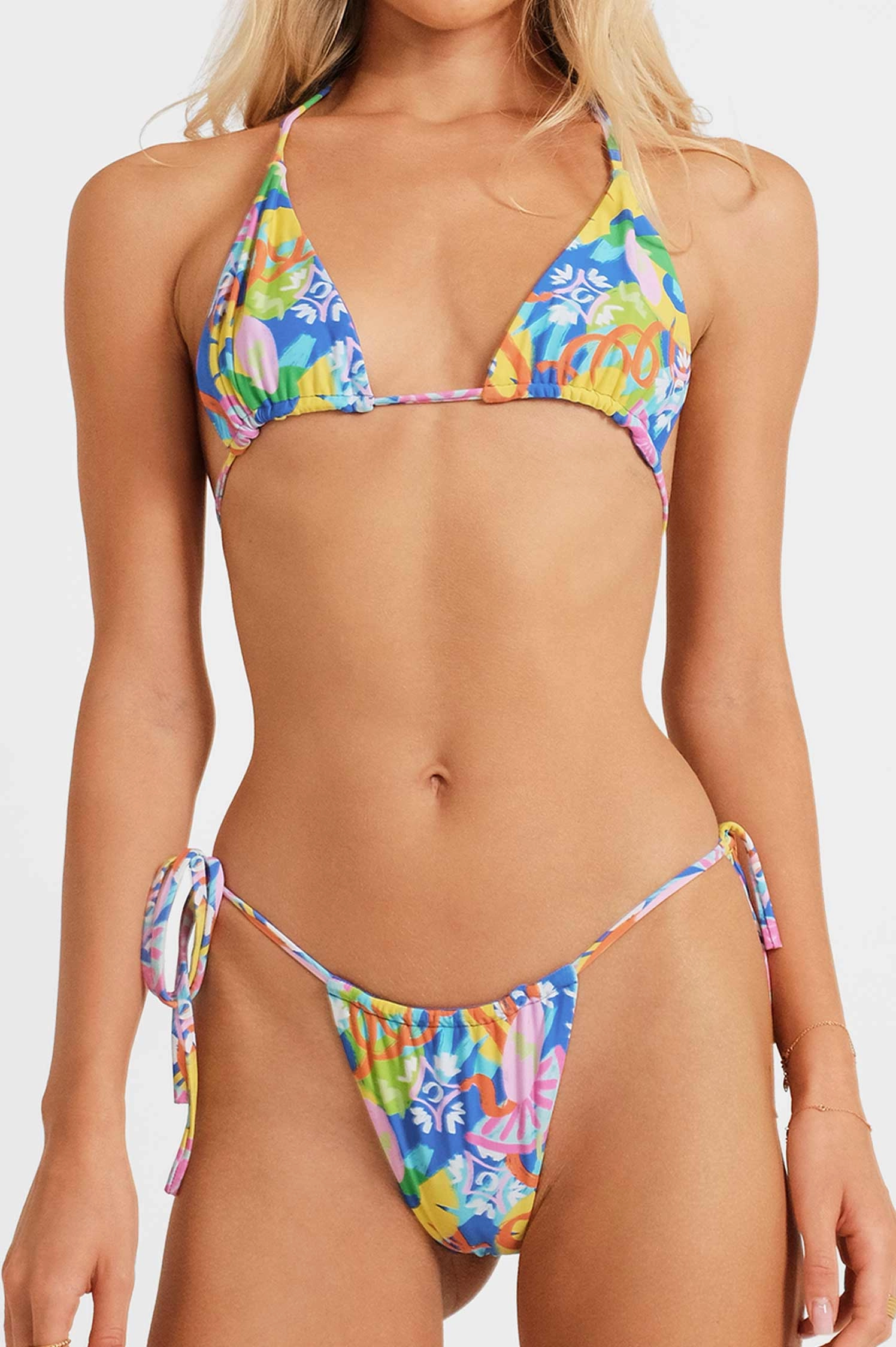Angel String Triangle Top / Mardi Gras FINAL SALE
