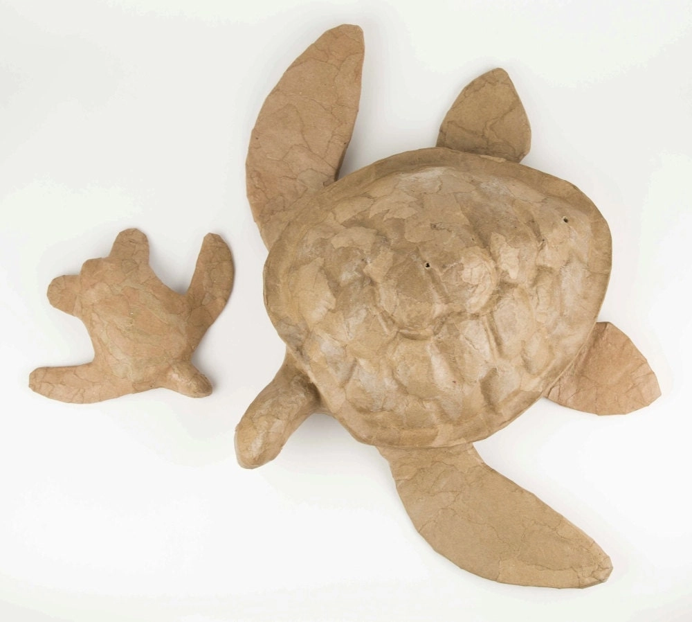Biodegradable Paper Turtle Water Burial Urn
