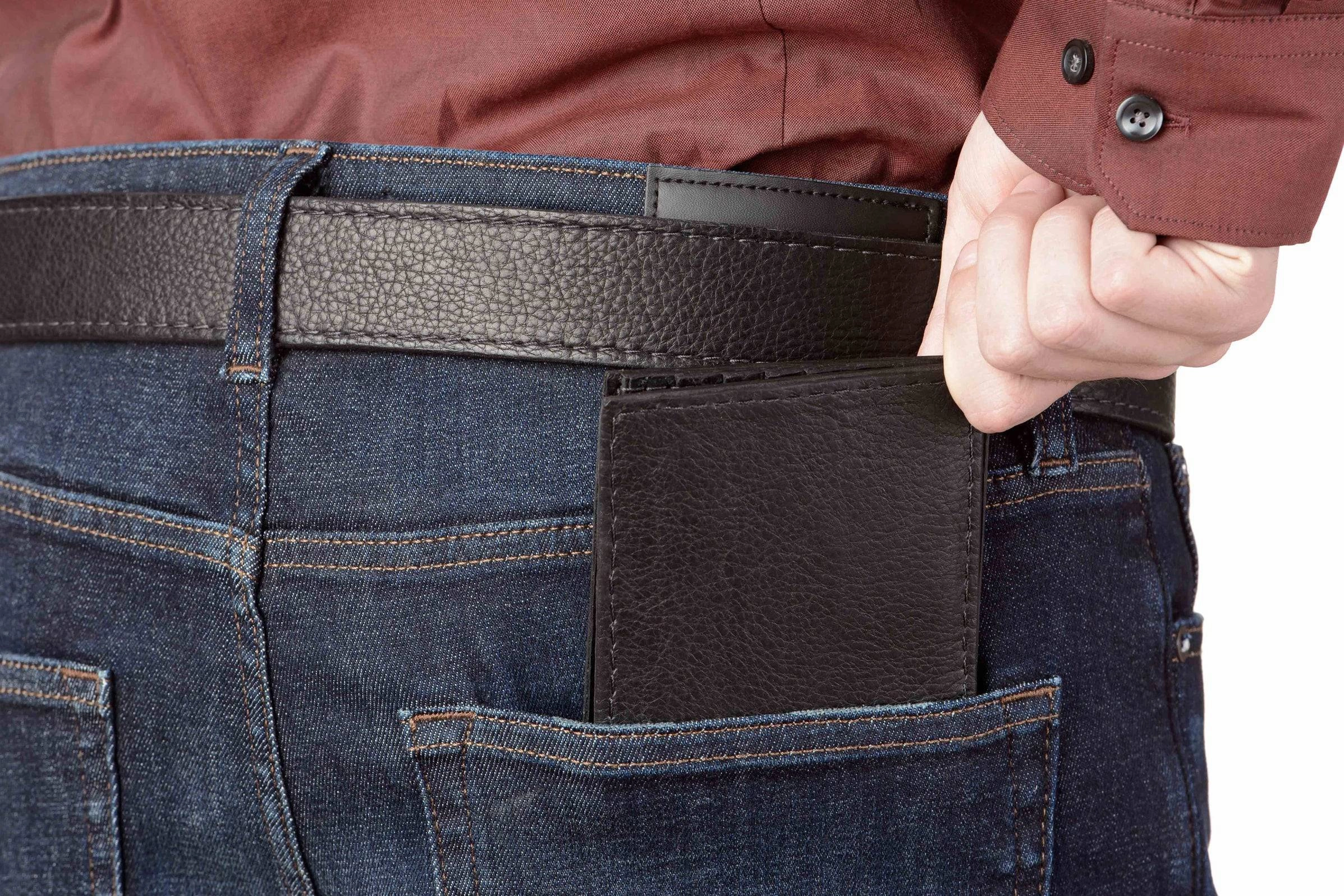 Black American Bison Bifold Wallet