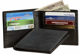 Black American Bison Bifold Wallet