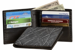 Black Elephant Bifold Wallet