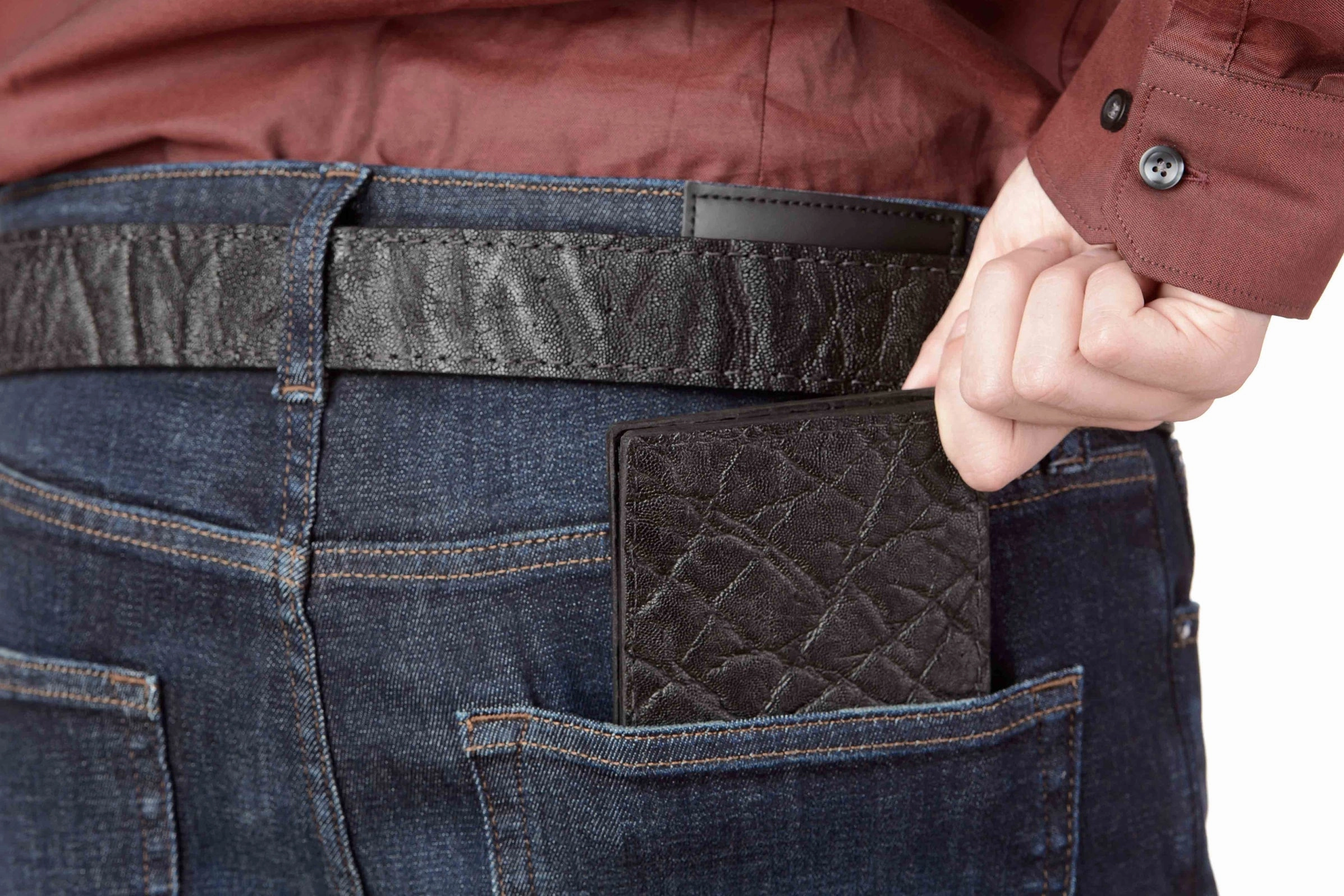Black Elephant Bifold Wallet