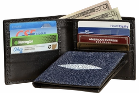 Blue Stingray Bifold Wallet