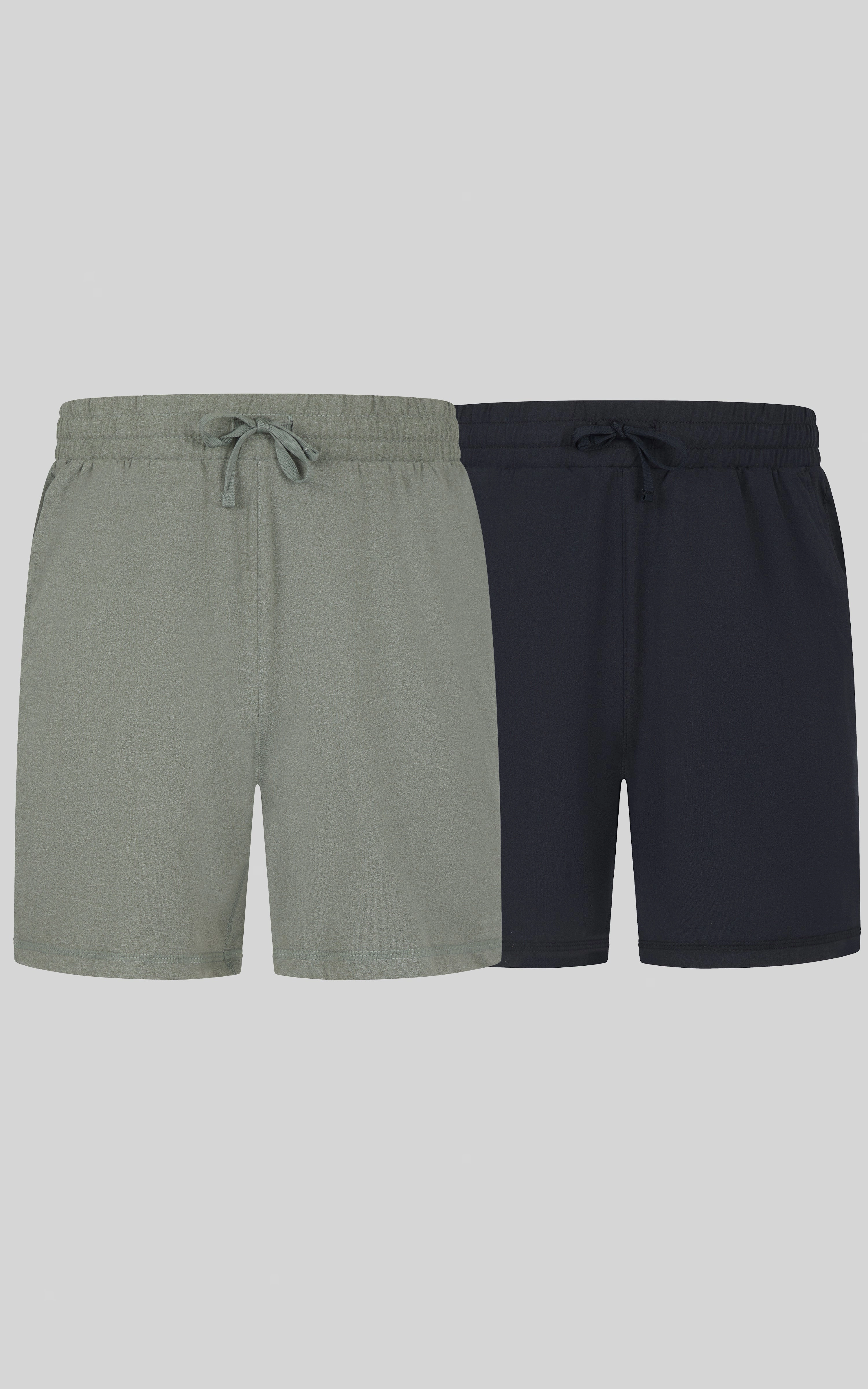 Boys 2 PK Heathered Short and Lux Short
