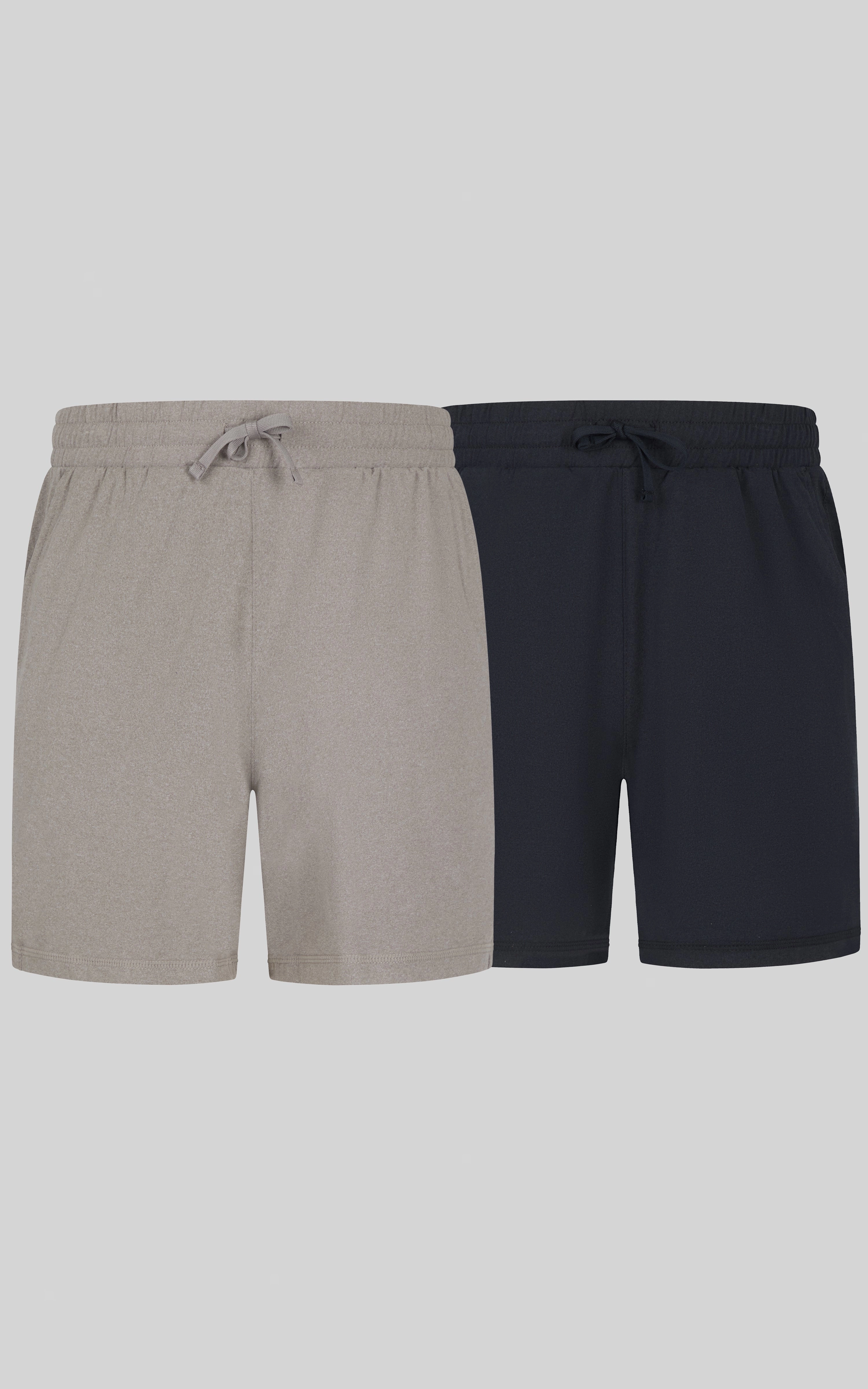 Boys 2 PK Heathered Short and Lux Short