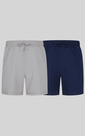 Boys 2 PK Heathered Short and Lux Short