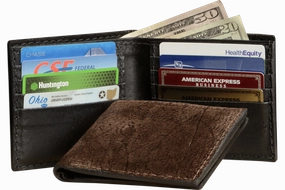 Brown Hippopotamus Bifold Wallet