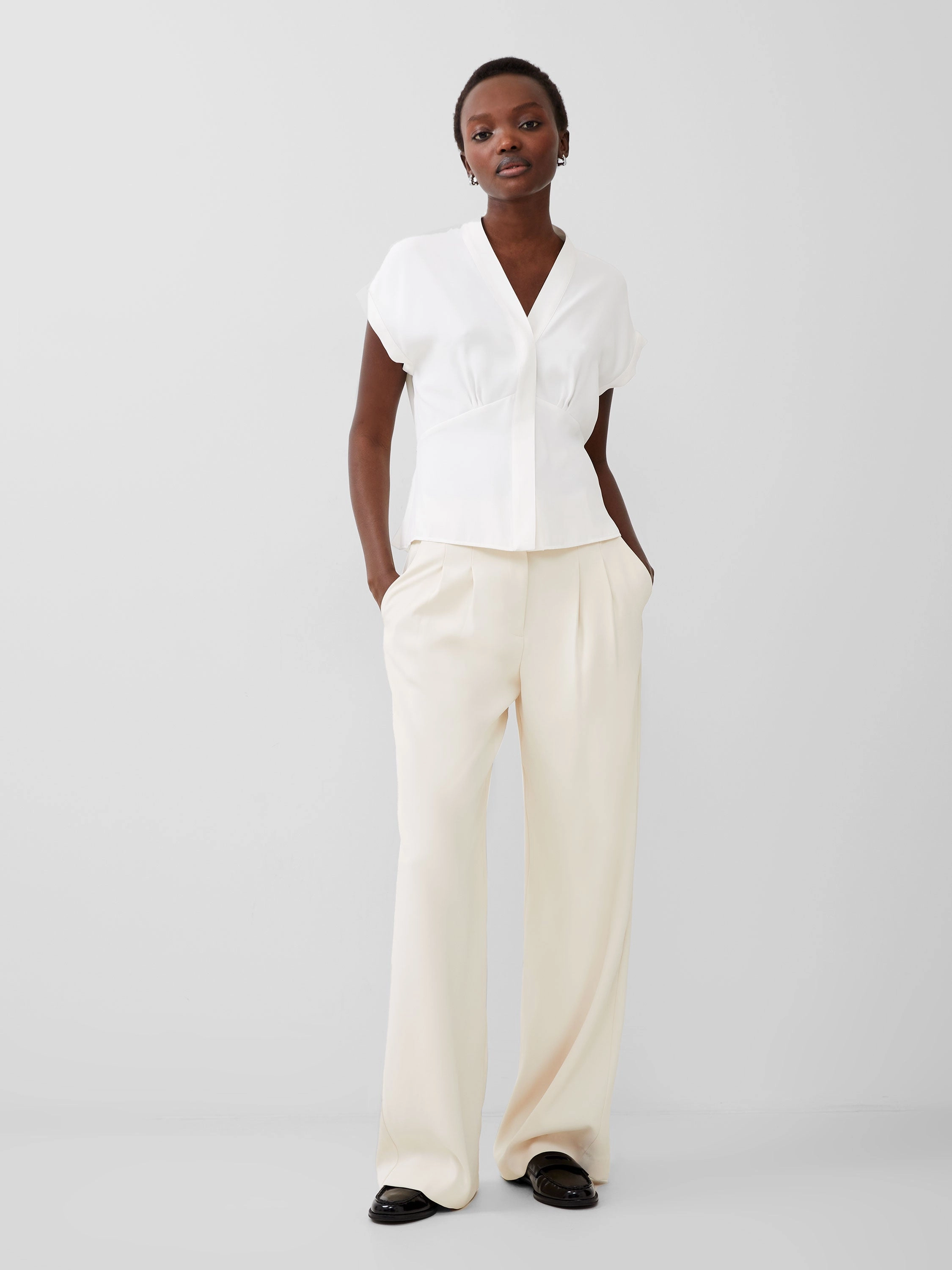 Carmen Recycled Crepe Blouse
