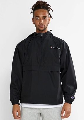 Champion Mens US Quarter Zip Packable Jacket