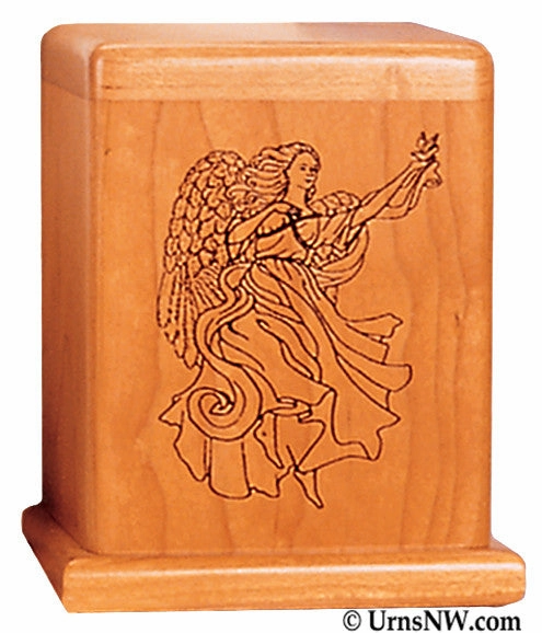 Cherry Keepsake Urn Angel