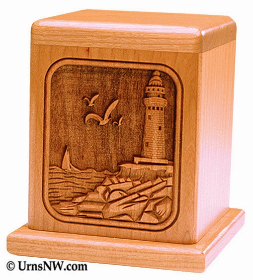 Cherry Keepsake Urn Lighthouse