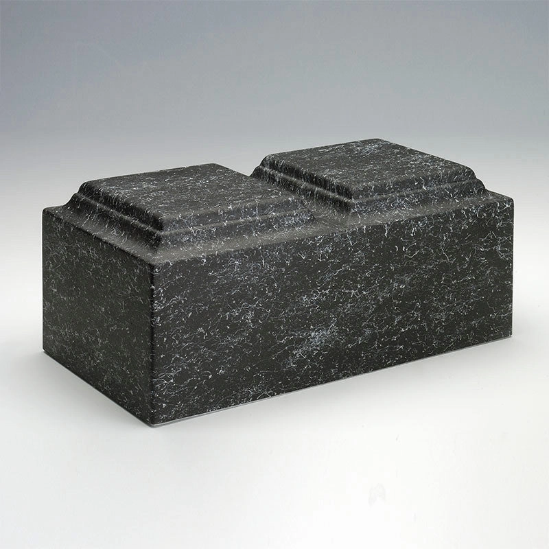 Classic Stone-Tone Cultured Marble Urn in Nocturne