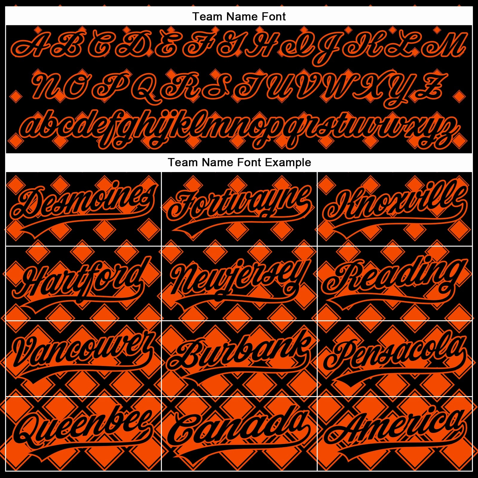 Custom Black Orange 3D Pattern Design Geometric Shapes Authentic Baseball Jersey