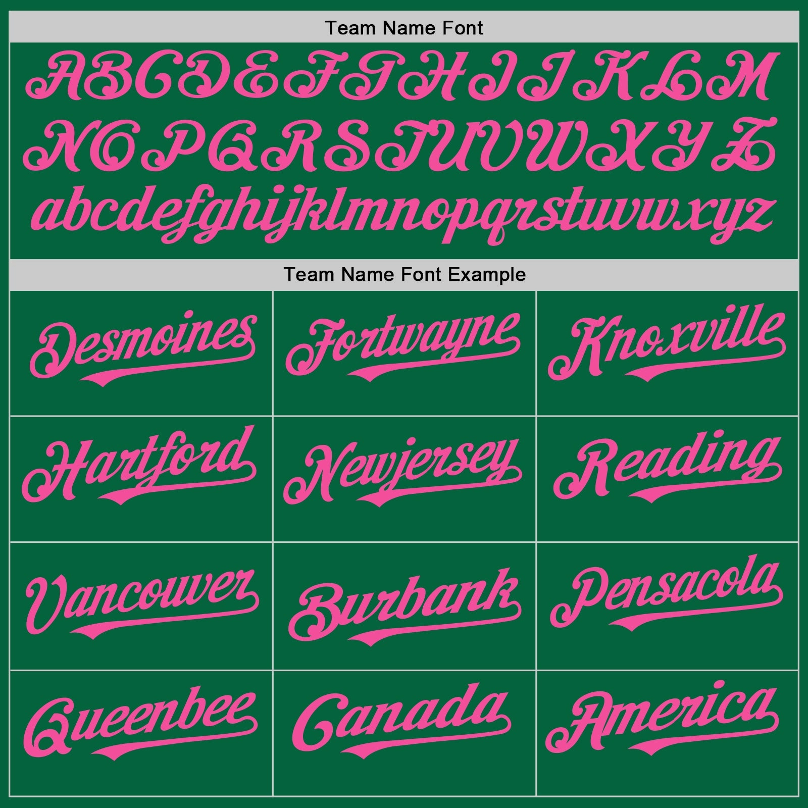 Custom Kelly Green White-Pink Pinstripe Authentic Split Fashion Baseball Jersey