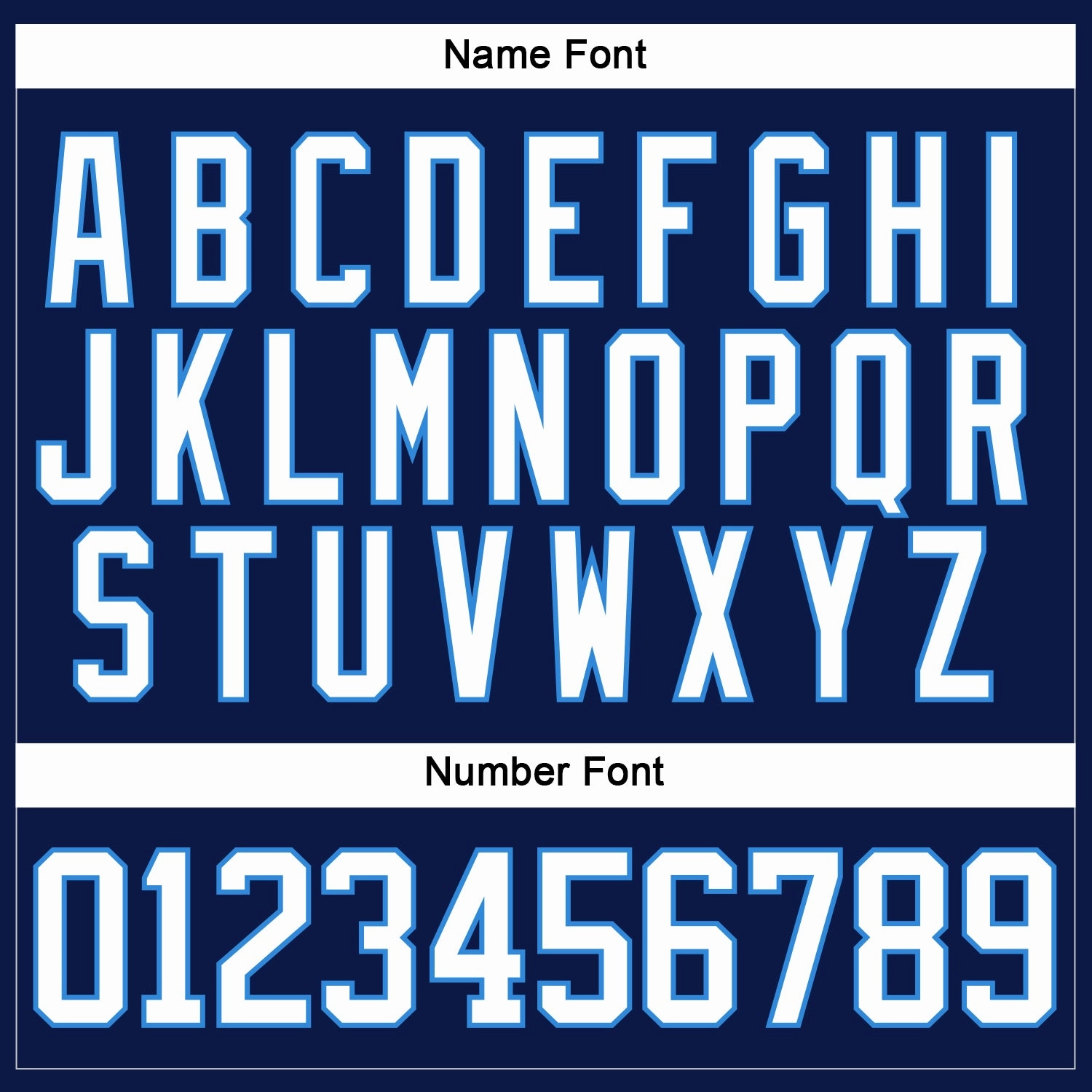 Custom Navy White-Powder Blue Hockey Lace Neck Jersey