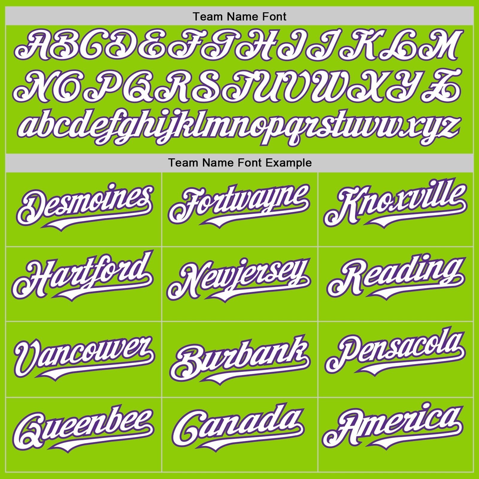 Custom Neon Green White-Purple 3 Colors Arm Shapes Authentic Baseball Jersey