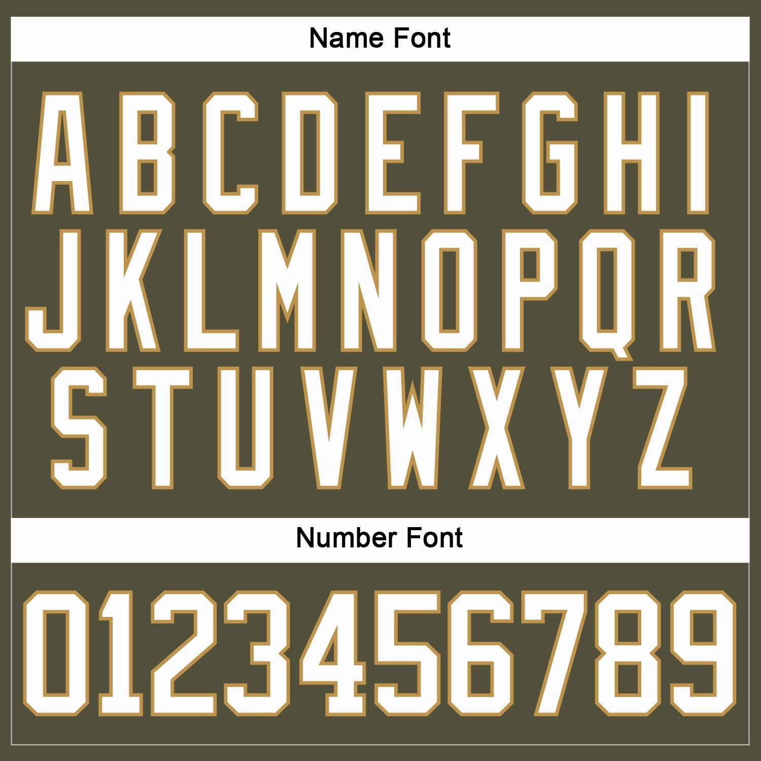 Custom Olive White-Old Gold Salute To Service Hockey Jersey