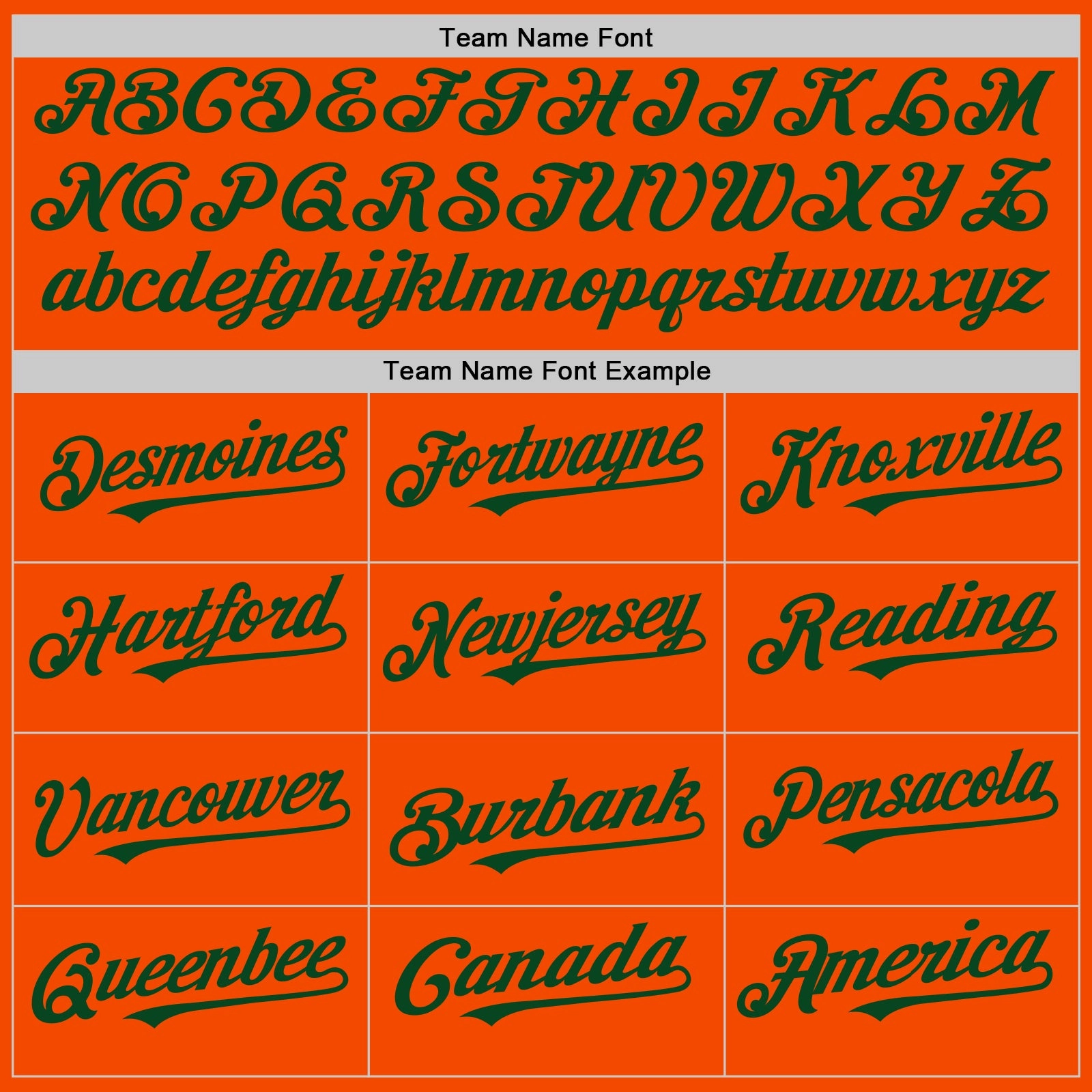 Custom Orange White-Green Pinstripe Authentic Split Fashion Baseball Jersey