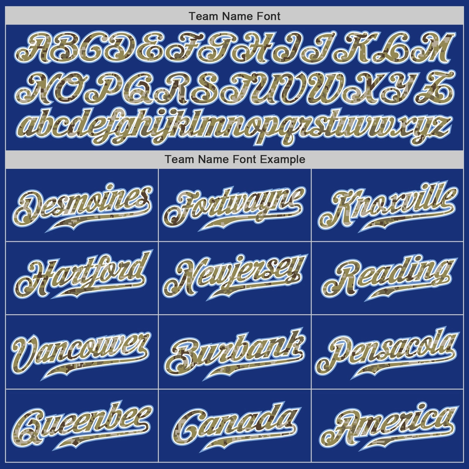 Custom Royal Camo-Light Blue Authentic Baseball Jersey