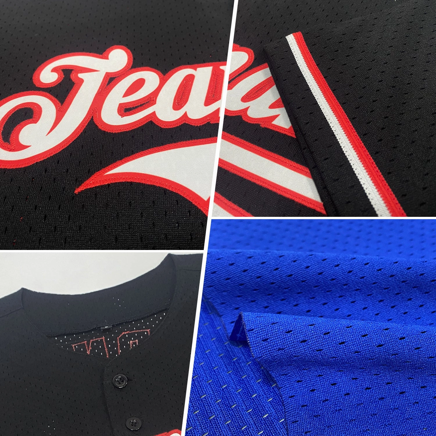 Custom Royal Gray-Orange Mesh Authentic Throwback Baseball Jersey