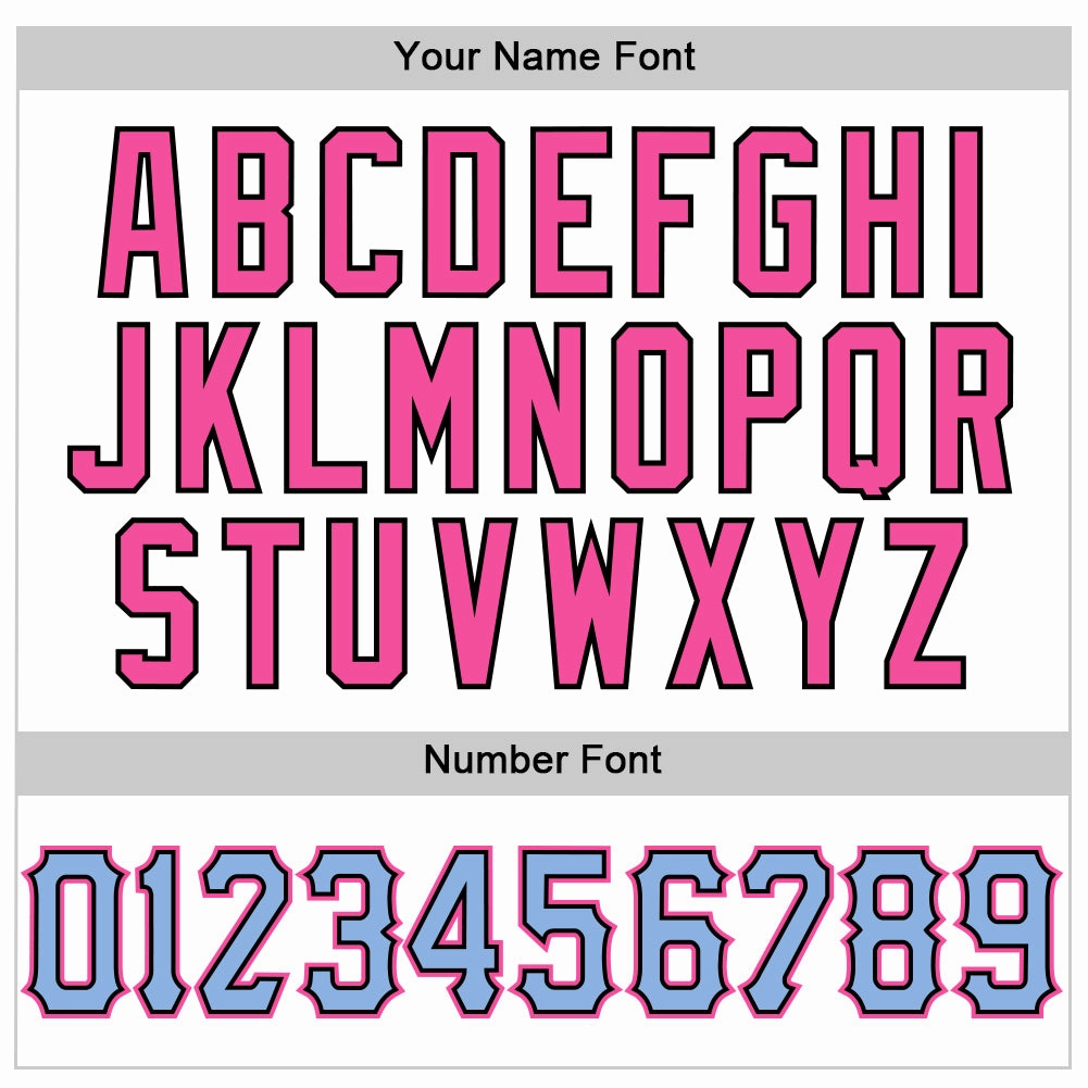 Custom White Black Pinstripe Light Blue-Pink Authentic Sleeveless Baseball Jersey