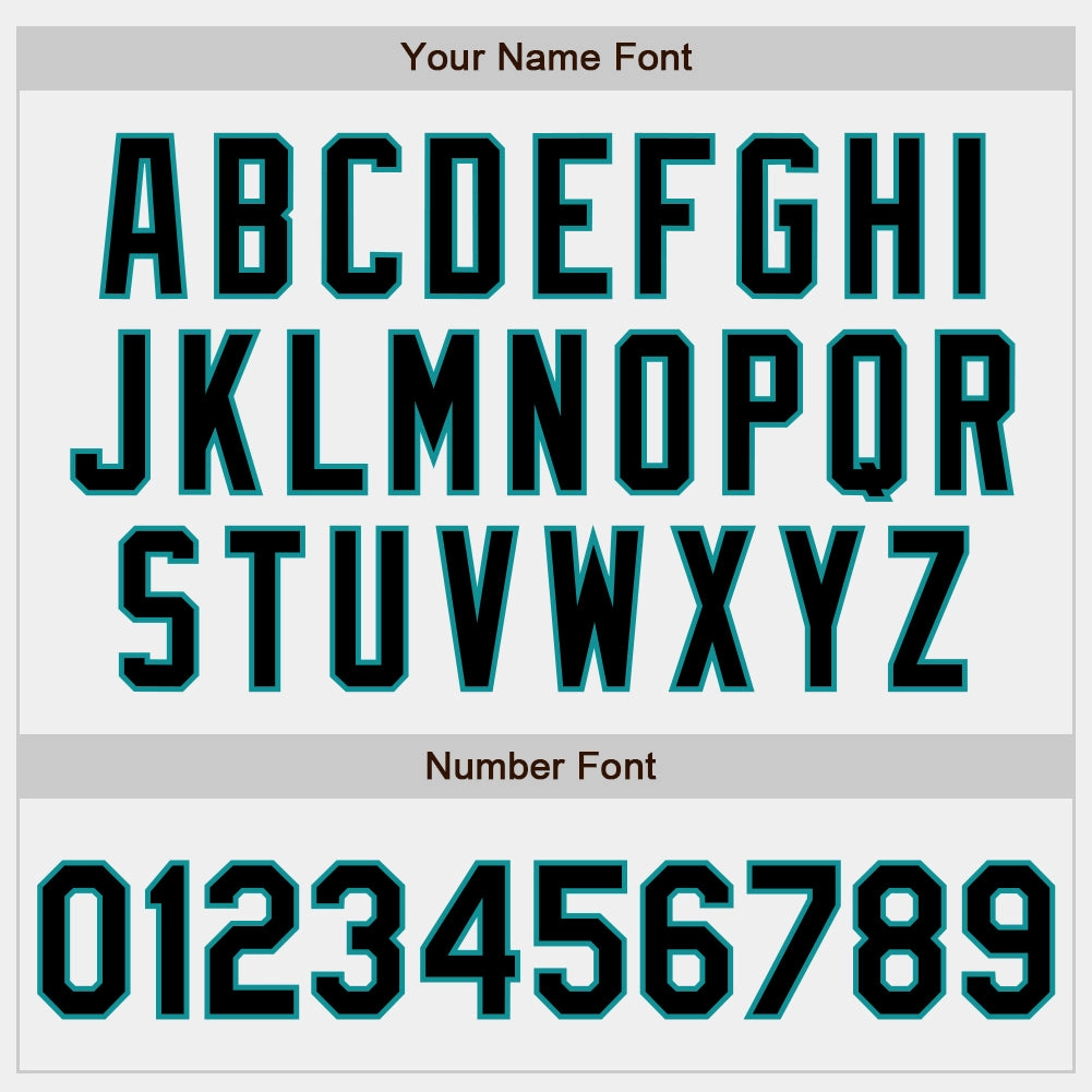 Custom White Black-Teal Authentic Baseball Jersey