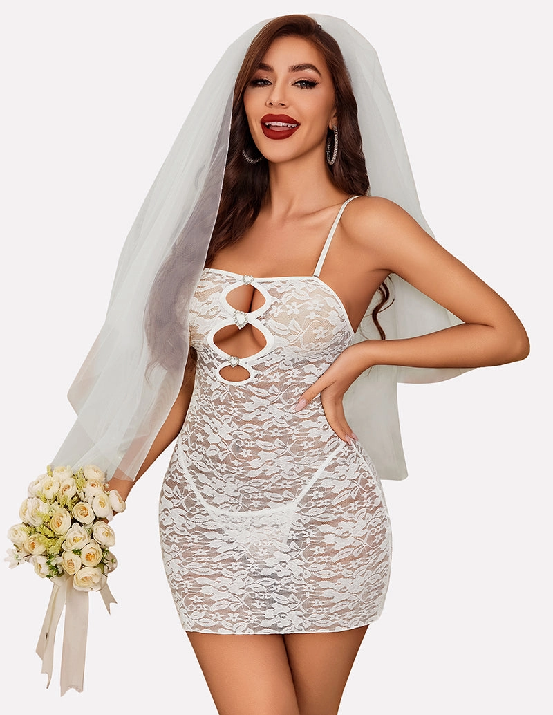 Cutout Chemise Exotic Boudoir Outfits