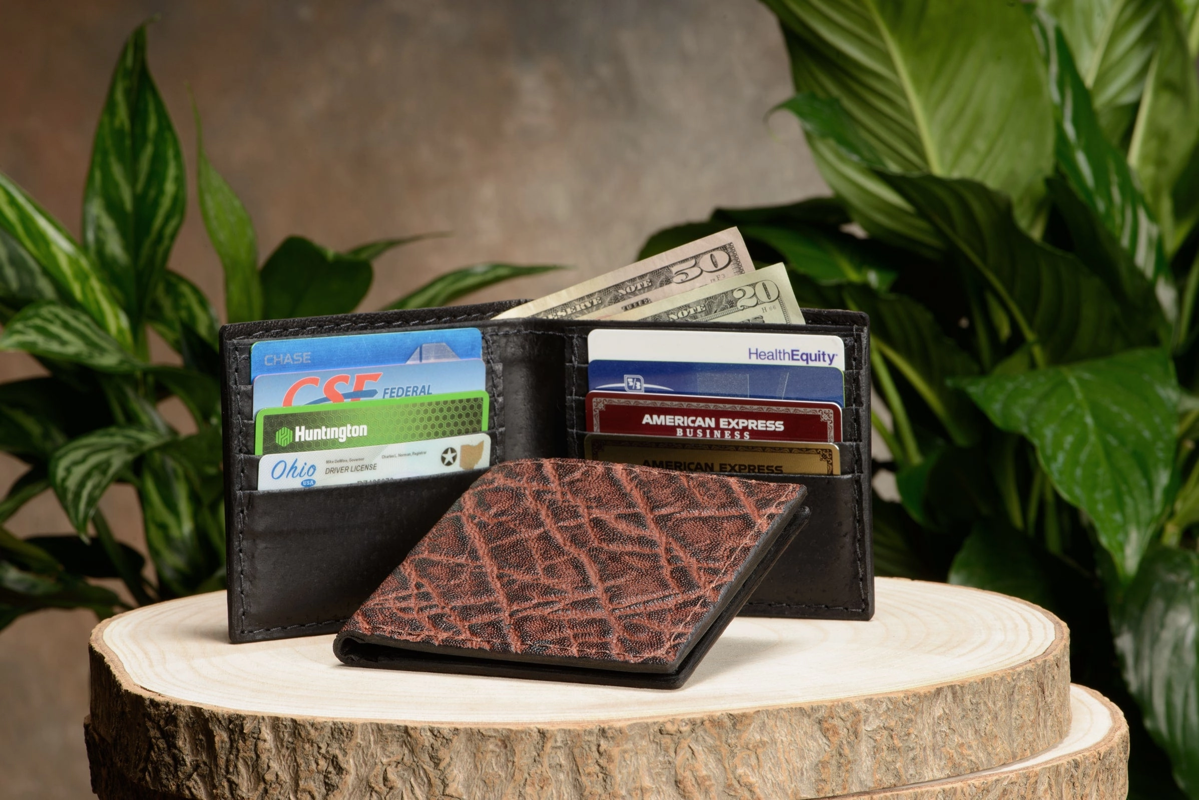 Dragon Fire Elephant Bifold Wallet