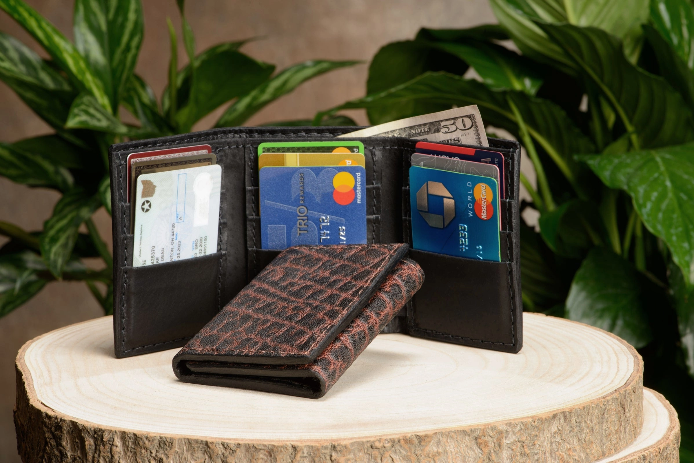 Dragon Fire Elephant Trifold Wallet