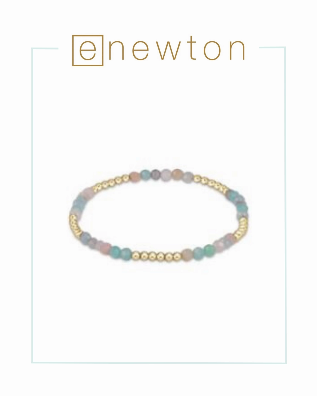 E Newton Blissful Pattern 2.5mm Bead Bracelet - Hot Mess