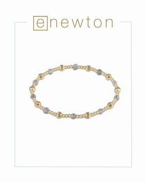 E Newton Dignity Sincerity Pattern 4mm Bead Bracelet - Labradorite