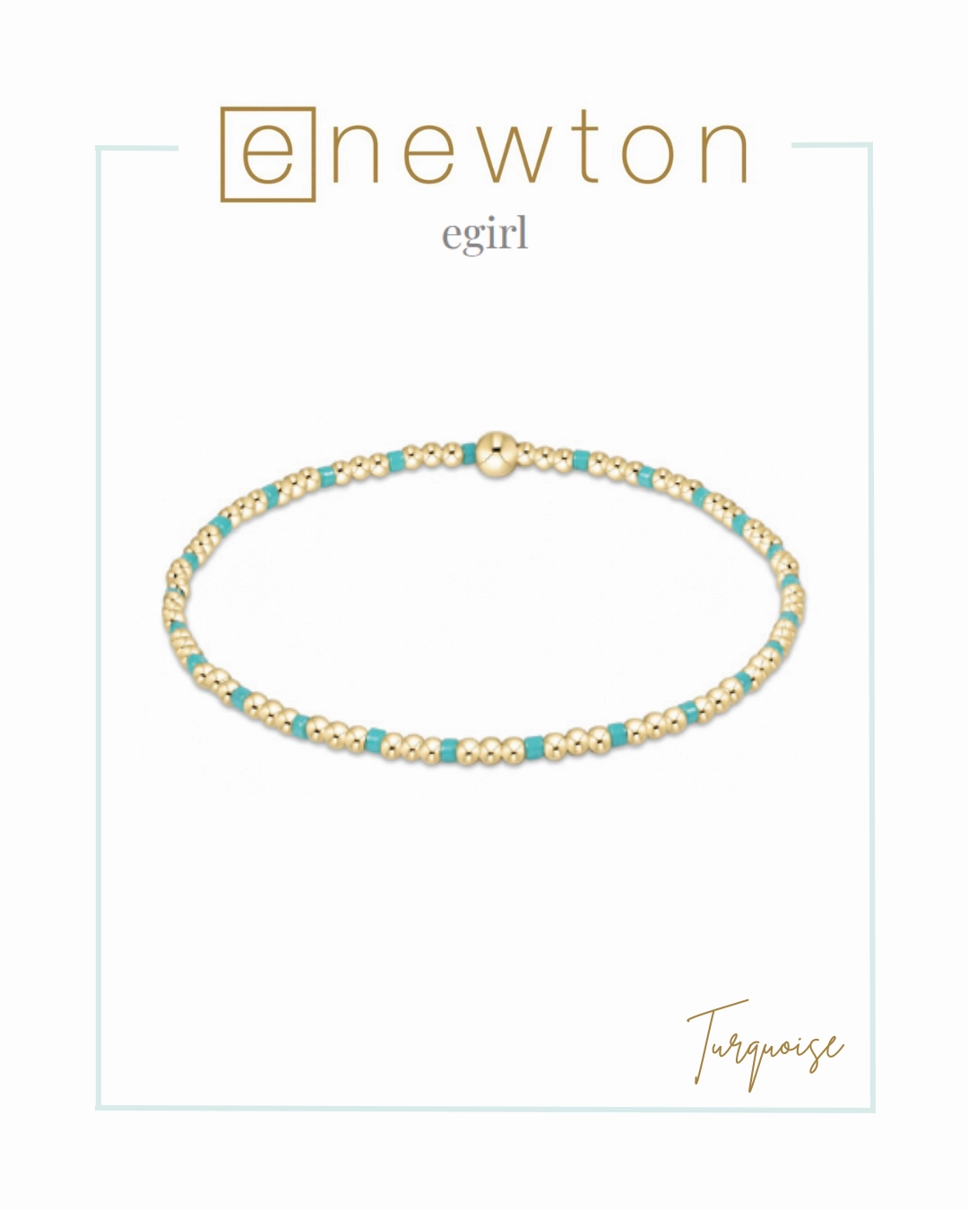E Newton EGirl Hope Sincerity Pattern 2mm Bracelet