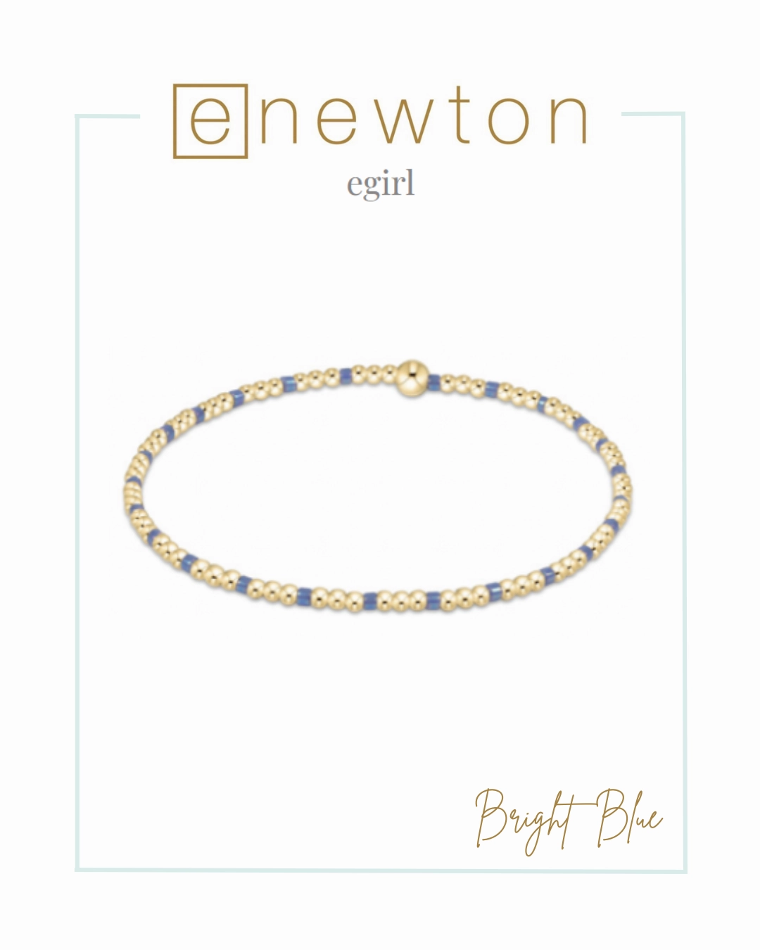 E Newton EGirl Hope Sincerity Pattern 2mm Bracelet