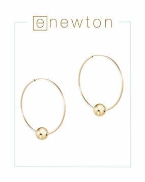 E Newton Endless Gold 1.25" Hoop - Classic 8mm Gold