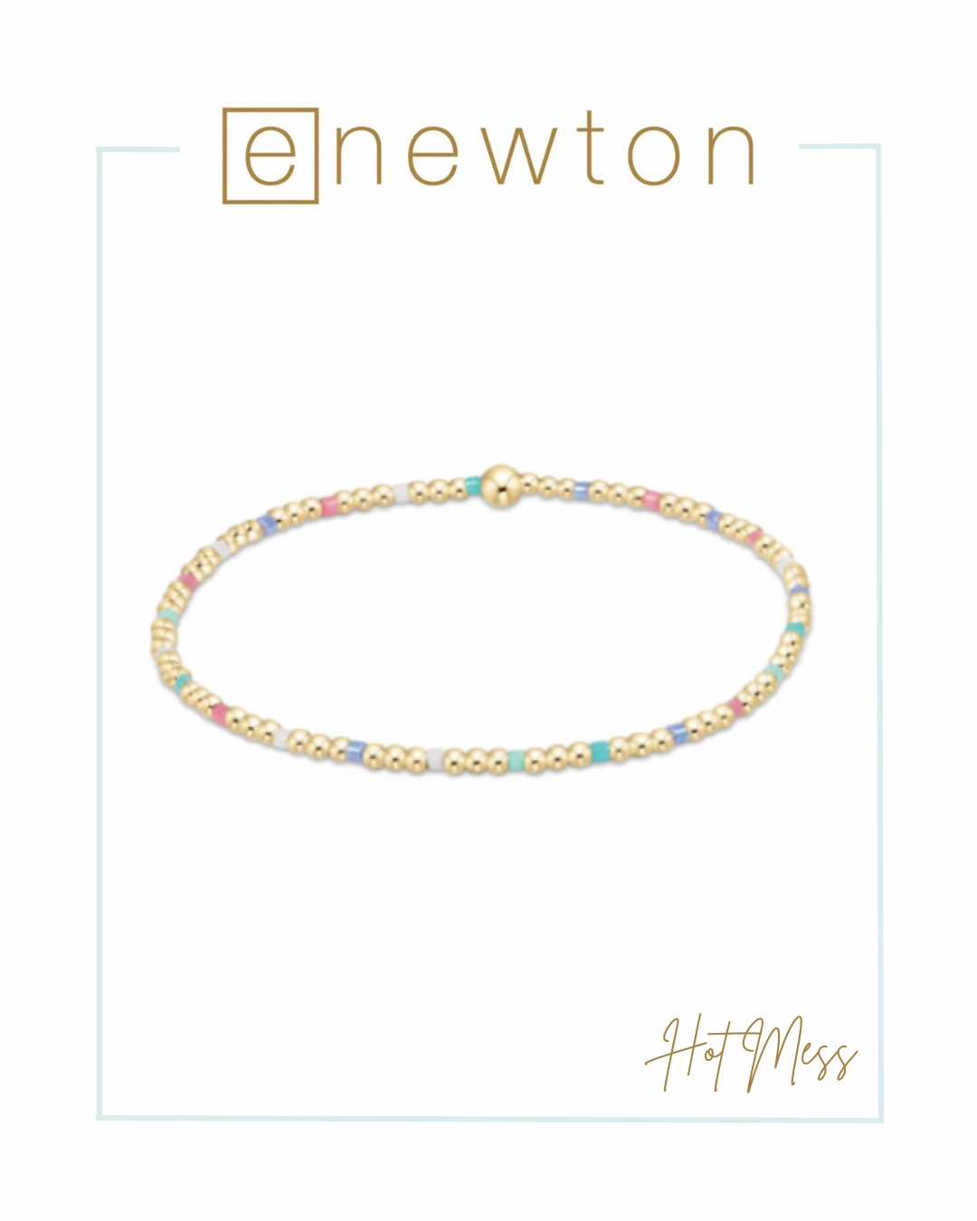 E Newton Hope Sincerity Pattern 2mm Bracelet