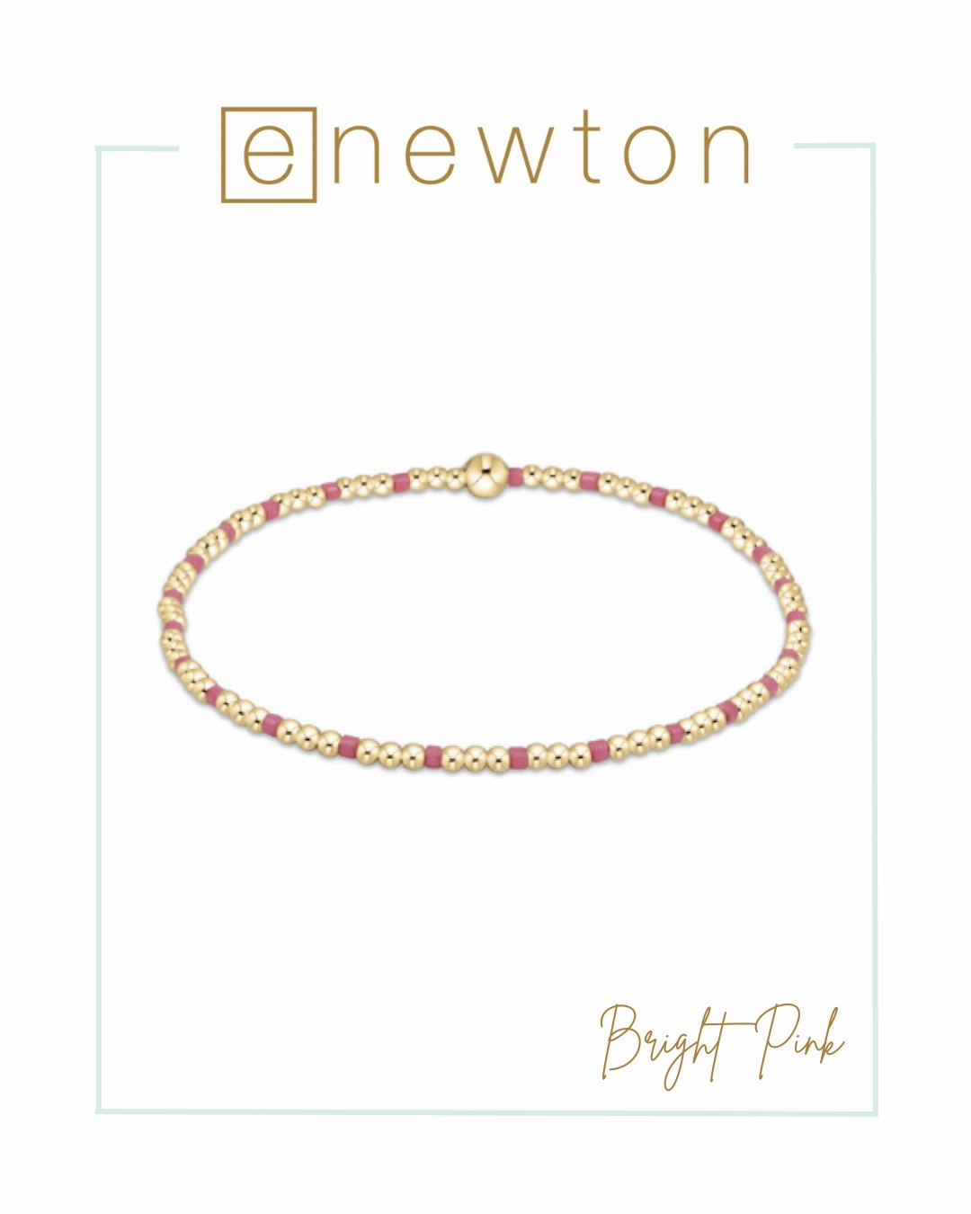 E Newton Hope Sincerity Pattern 2mm Bracelet