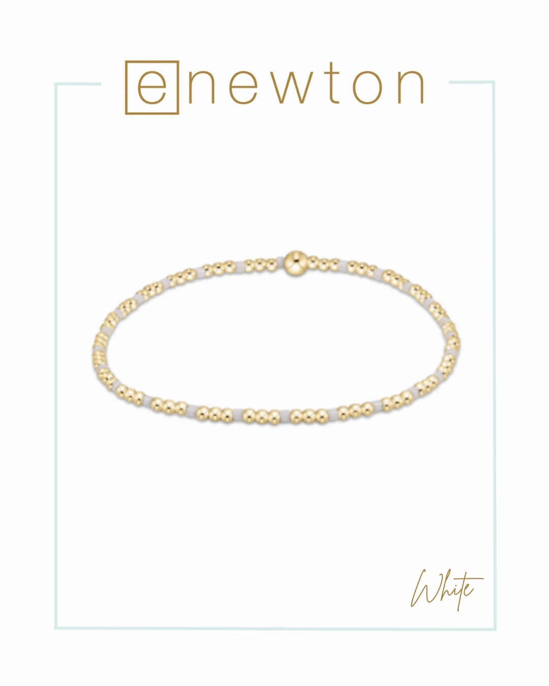 E Newton Hope Sincerity Pattern 2mm Bracelet