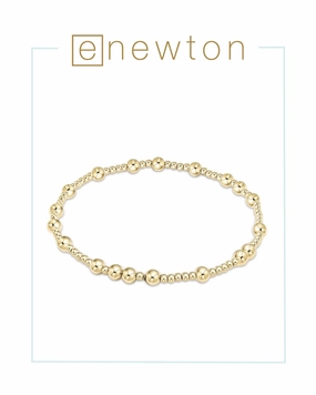 E Newton Hope Unwritten 4mm Bracelet - Gold