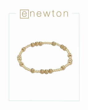 E Newton Hope Unwritten Dignity 5mm Bead Bracelet - Gold