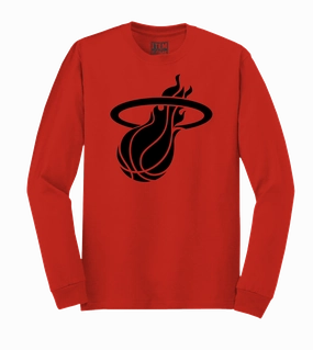 HEAT Culture: Blood Red Long Sleeve Tee