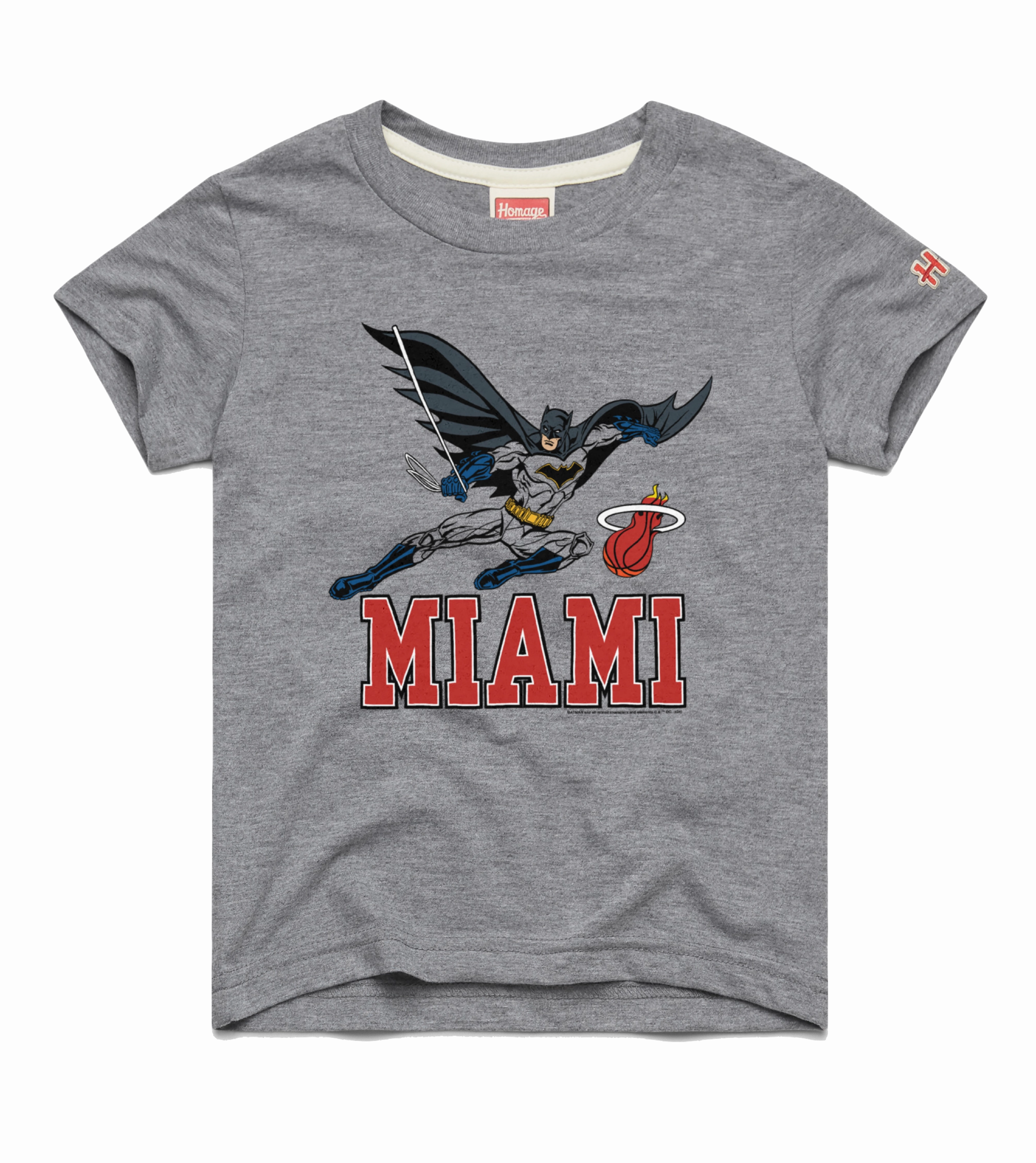 Homage Miami HEAT Batman Youth Tee