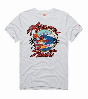 Homage Miami HEAT Greatful Dead White Tee